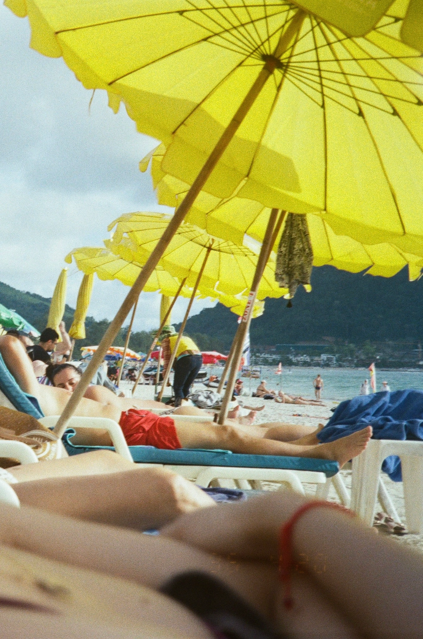 beach umbrellas